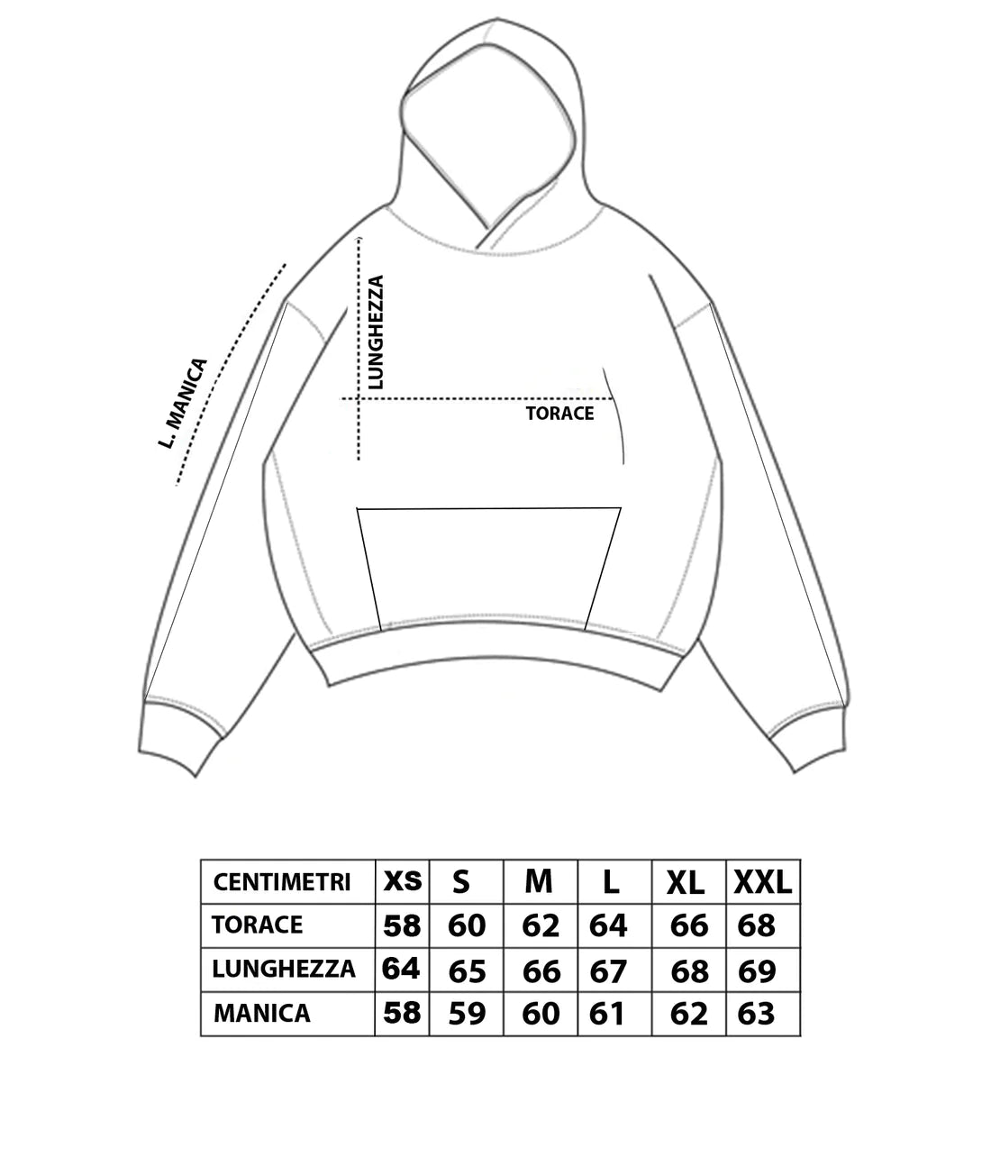 Perfect Hoodie Policot Basic Smoke