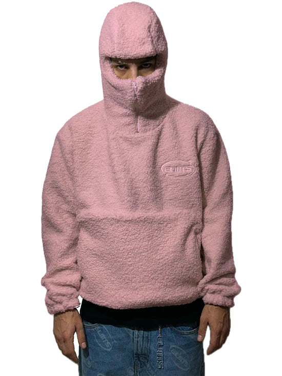 Hoodie Fleece Teddy pink