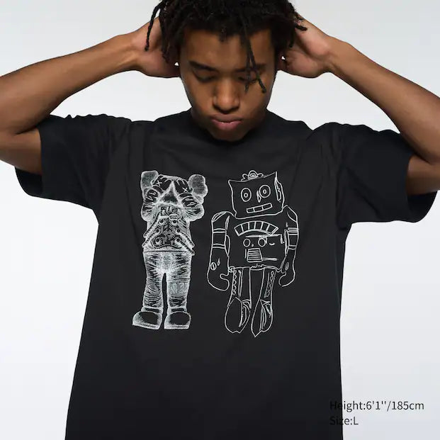 T-shirt Stampa UT KAWS + Warhol