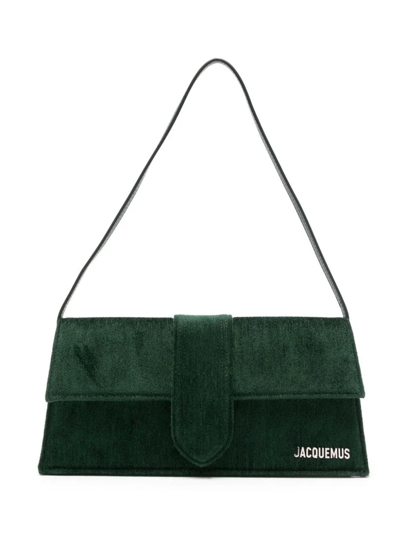 Jacquemus Bambino Long Verde Scamosciato