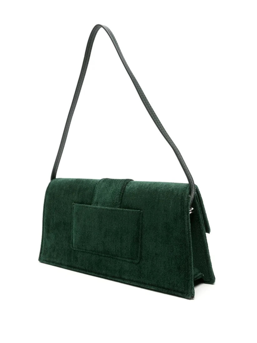 Jacquemus Bambino Long Verde Scamosciato