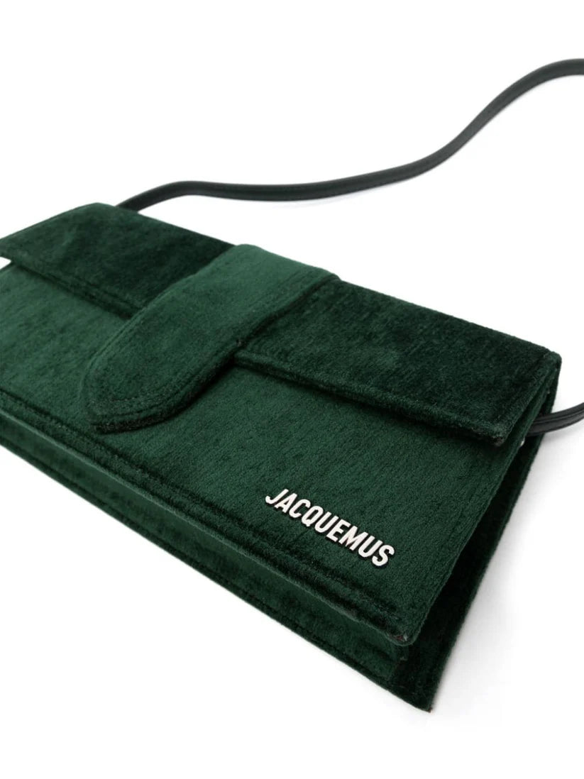 Jacquemus Bambino Long Verde Scamosciato