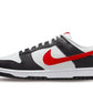 Dunk Low Panda Red Swoosh