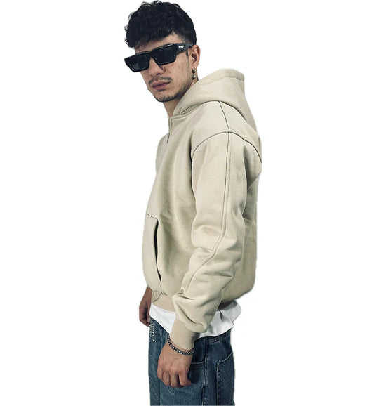 Perfect Hoodie Full Zip Sand