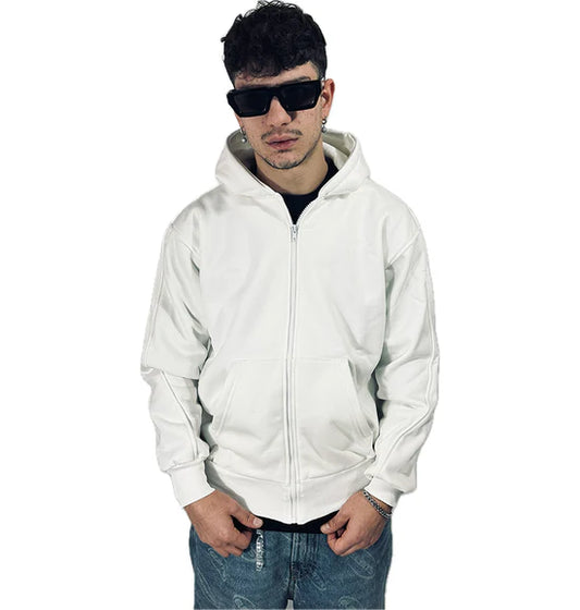 Perfect Hoodie Full Zip White