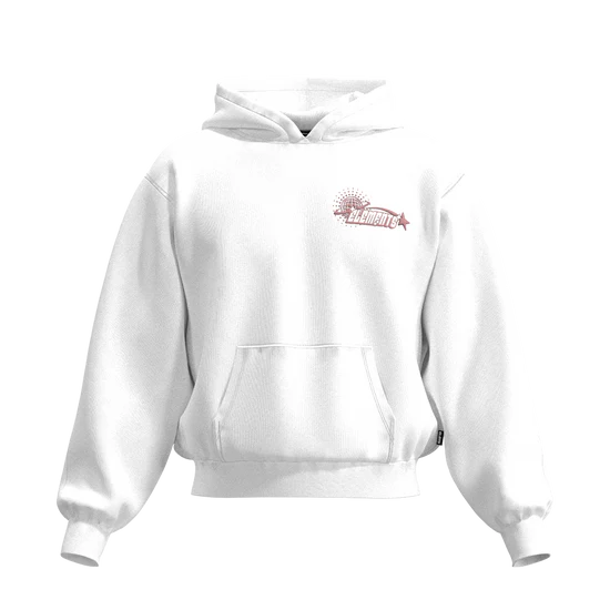 Perfect Hoodie Policot World Line White/Pink