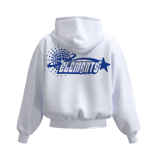 Perfect Hoodie Policot World Line White/Royal