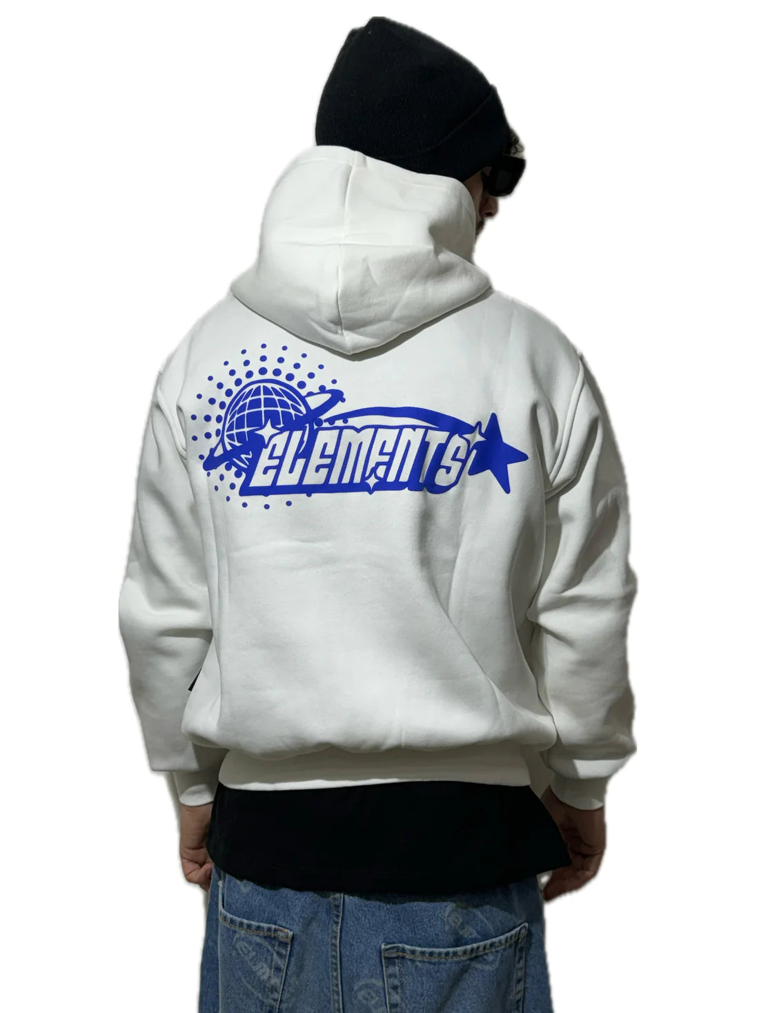 Perfect Hoodie Policot World Line White/Royal