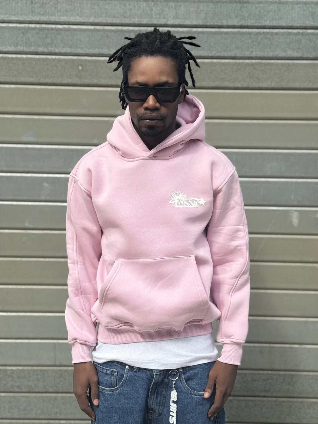 Perfect Hoodie Policot World Line Pink/White