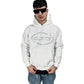 Perfect Hoodie Strass Logo White