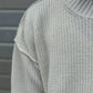 Sweater crop Costa Inglese White