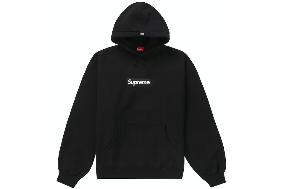 SUPREME BOX LOGO HOODED SWEATSHIRT (SS23) BLACK