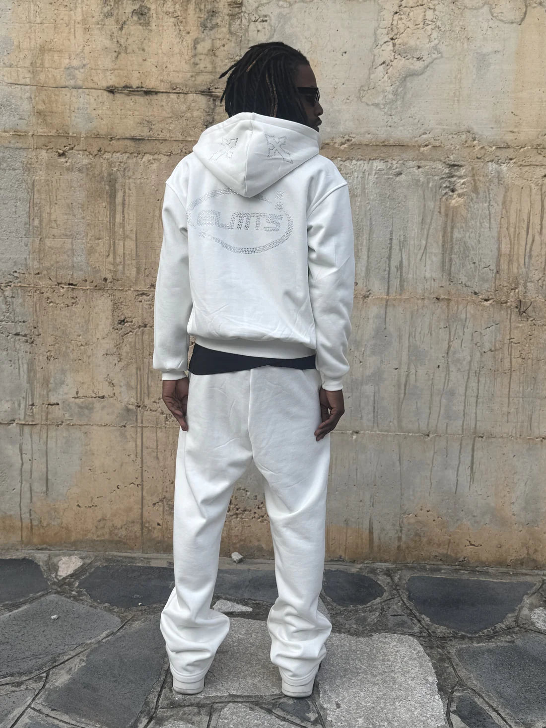 Tracksuit Lightning & Crossess Cristal Limited Edition White