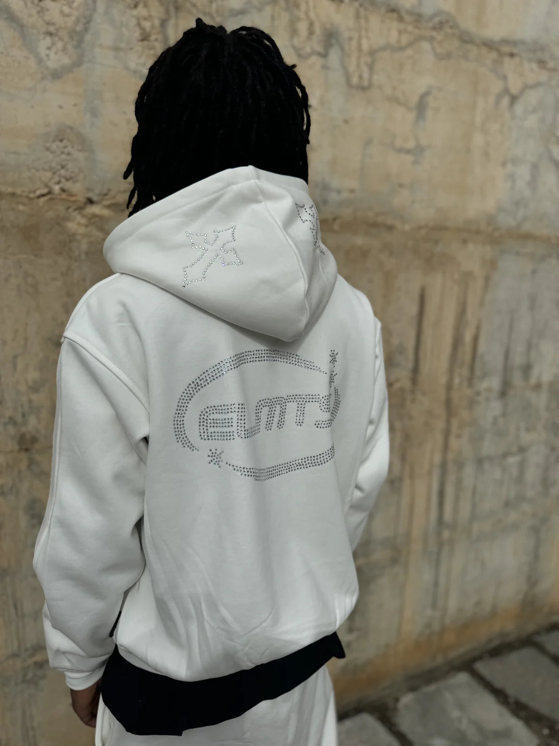 Tracksuit Lightning & Crossess Cristal Limited Edition White