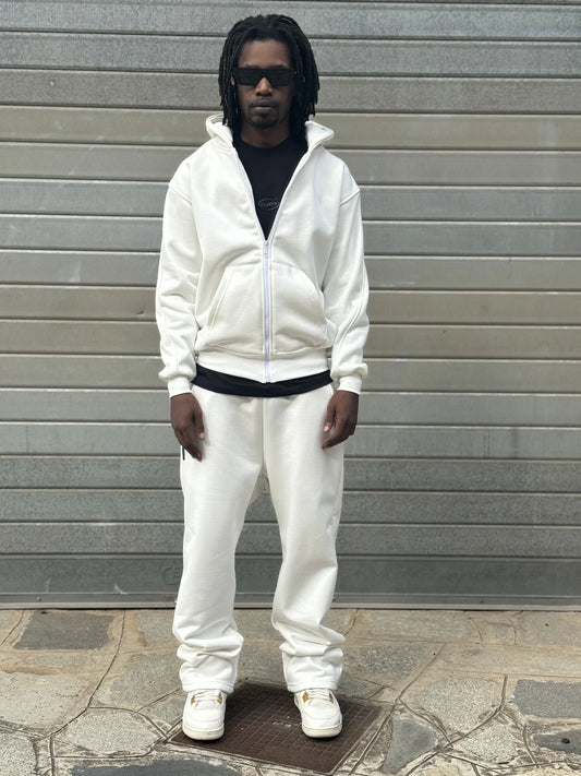 Tracksuit Combo Siberia Hoodie & Jogger White