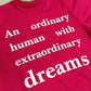 T-Shirt Human Fuchsia