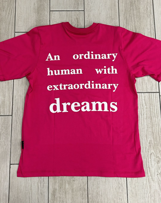 T-Shirt Human Fuchsia