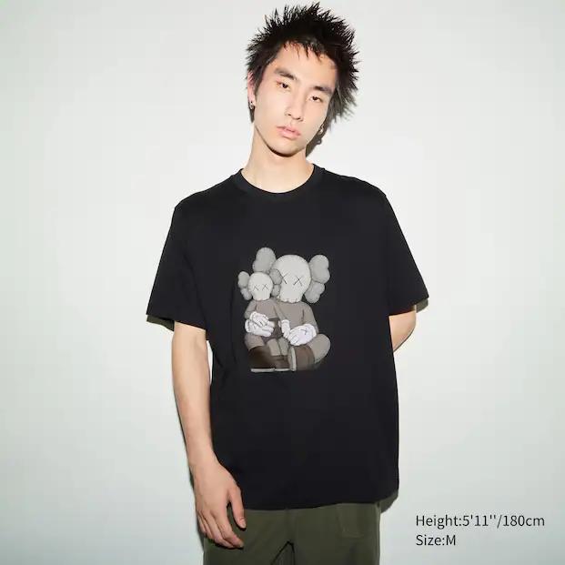 KAWS x Uniqlo Graphic T-Shirt Black