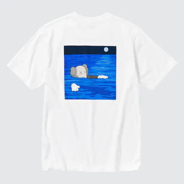 KAWS x Uniqlo Graphic T-Shirt White