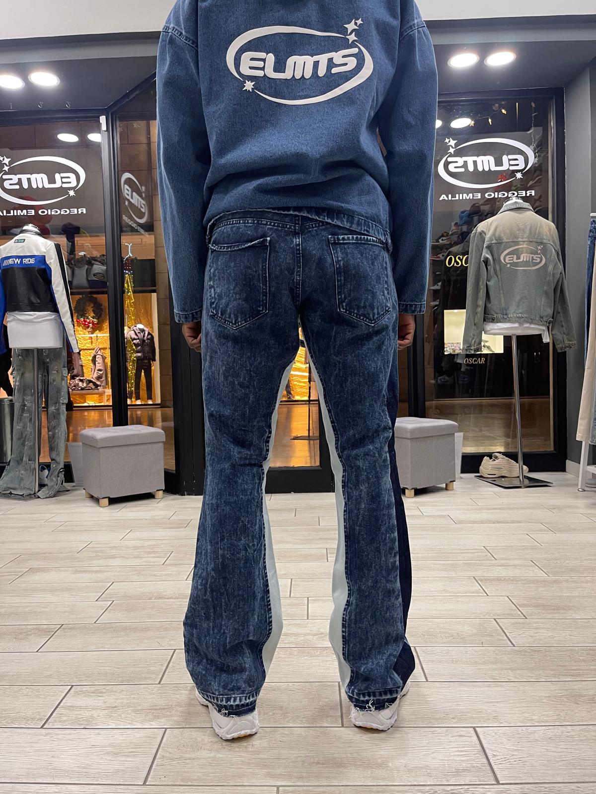 Double Knee Flare Denim