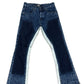 Double Knee Flare Denim