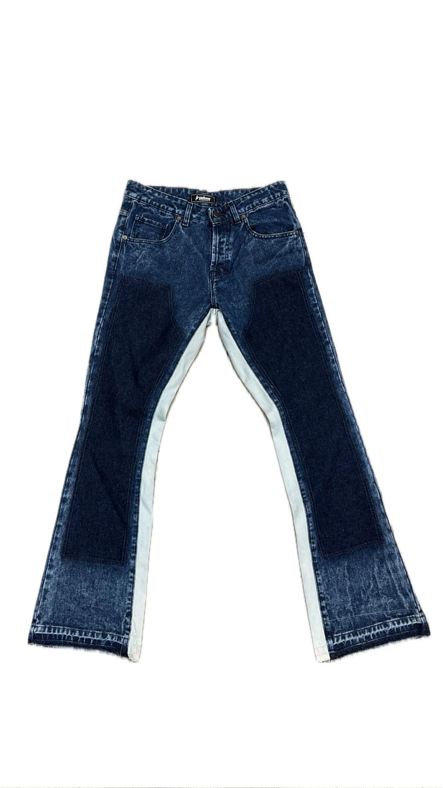 Double Knee Flare Denim