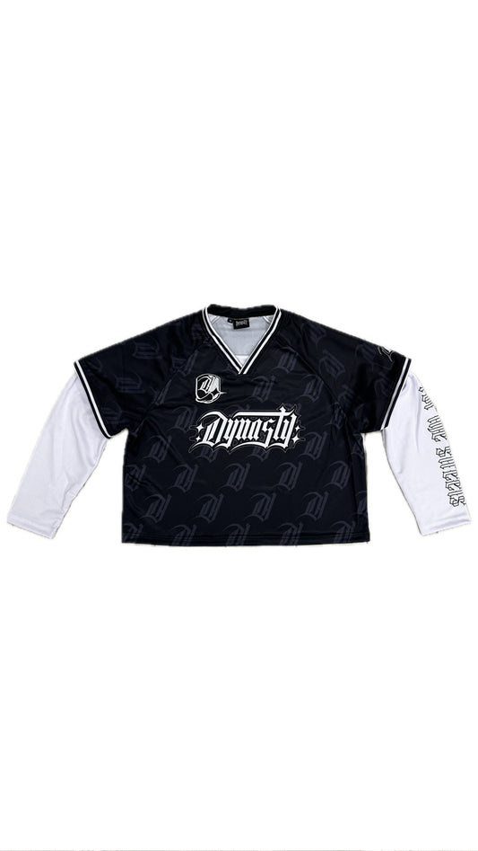 Football Longsleeve Jersey Black