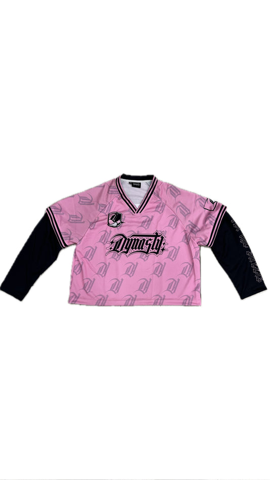 Football Longsleeve Jersey Pink