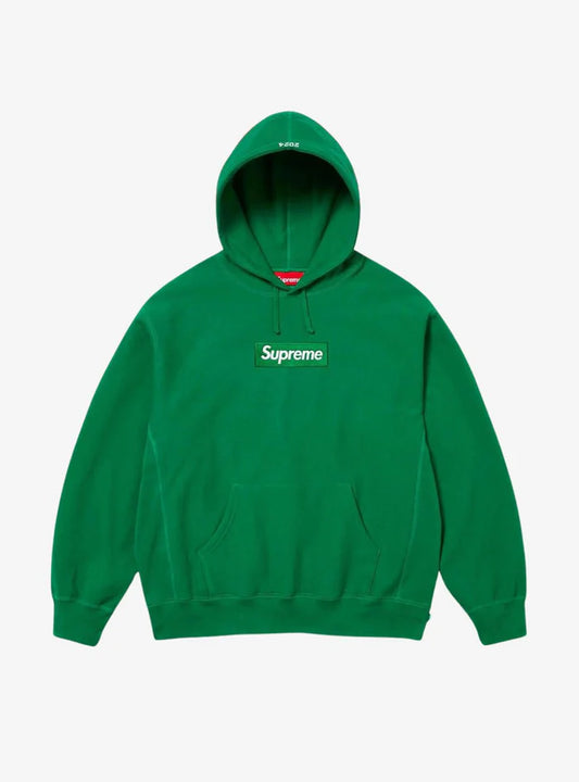 Supreme Box Logo Hooded Sweatshirt Green (FW24)