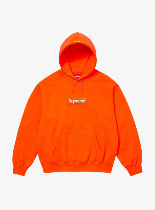 Supreme Box Logo Hooded Sweatshirt Orange (FW24)