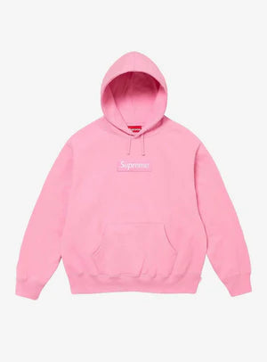 Supreme Box Logo Hooded Sweatshirt Pink (FW24)